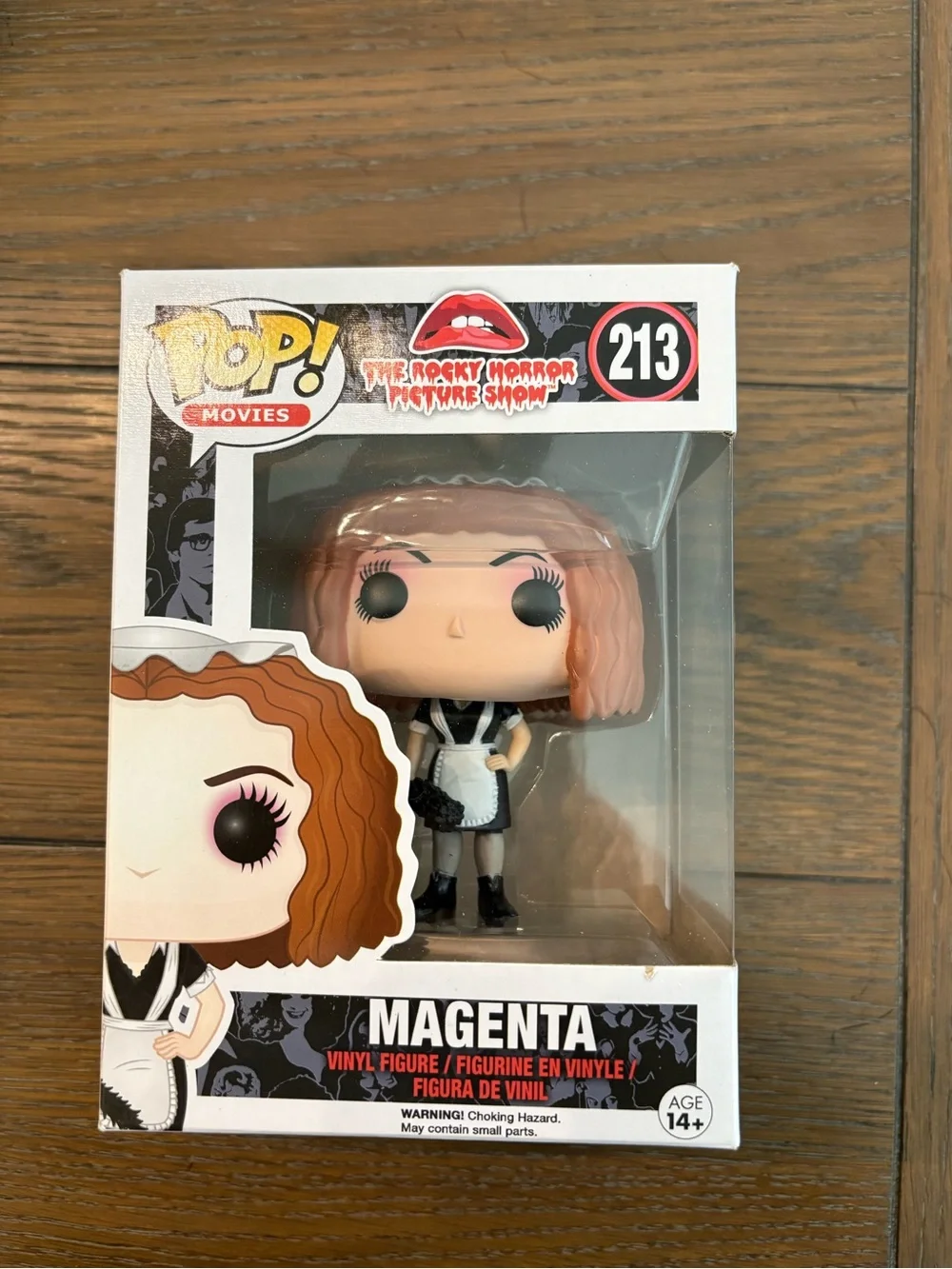 Funko Pop! Movies Magenta Vinyl‎ Figure - Red Hair, Black Outfit